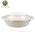 Ever Green Biodegradable Round Fruit Insalata Contenitore